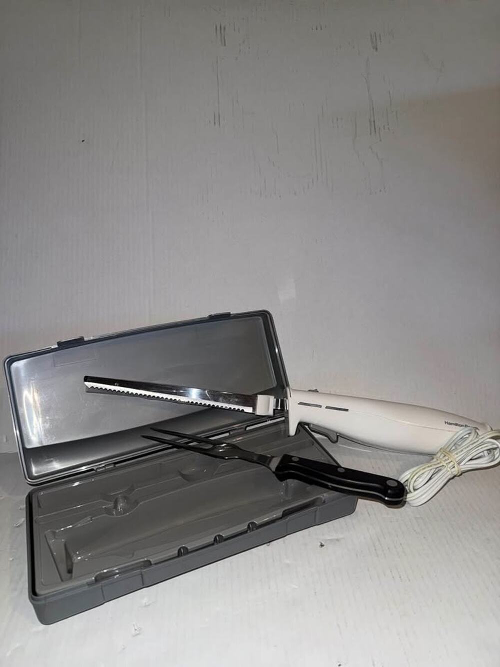 Hamilton Beach Electric Knife Set, Knife & Fork, for Kitchen, with Storage Case